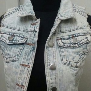 Thread & Supply Jackets & Coats - Awesome Acid Wash Denim Vest Thread & Supply Jackets & Coats - Awesome Acid Wash Denim Vest
